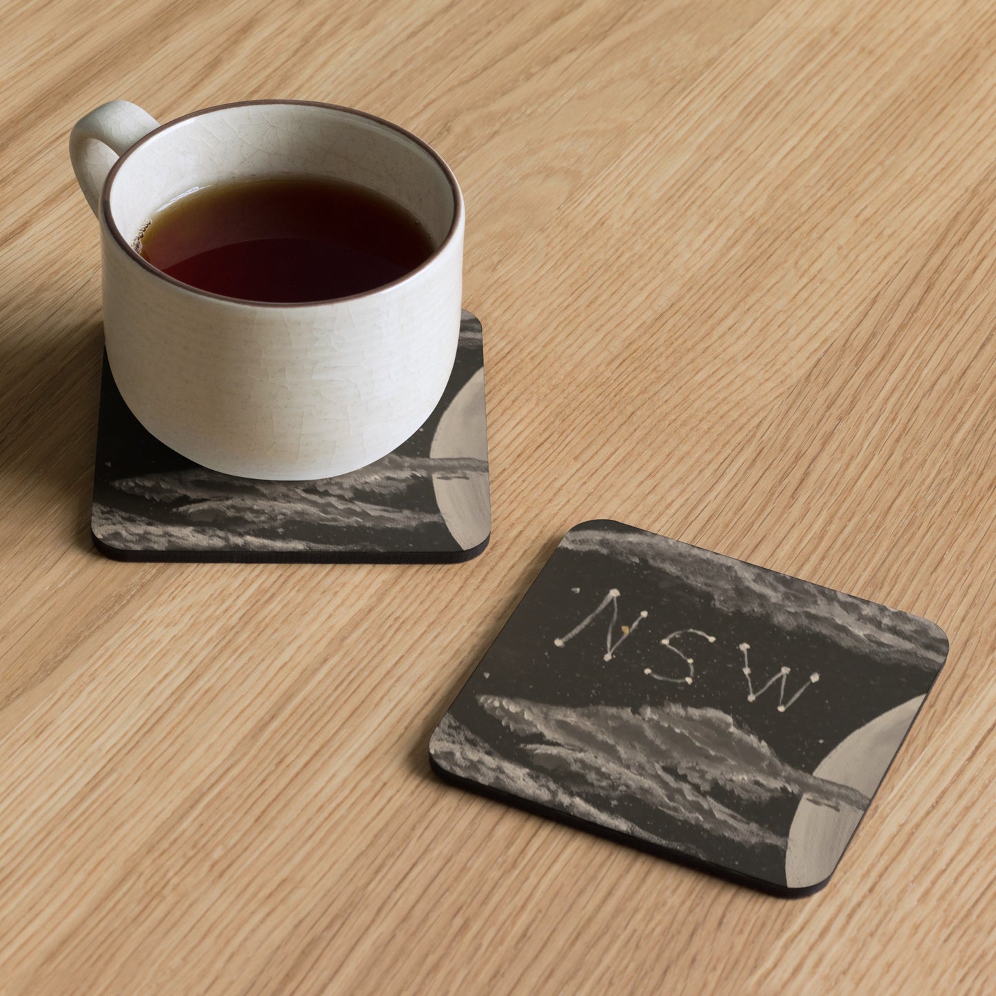 NSW Cork-back coaster