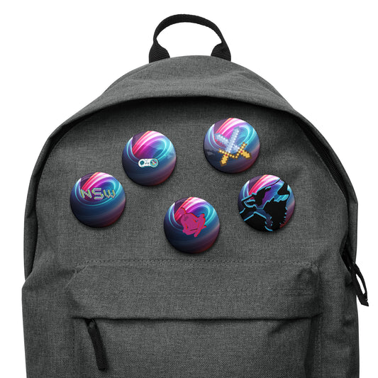 NSW Buttons - Blue , Black , Magenta - Vortex Edition